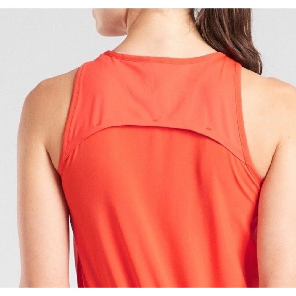 Athleta Expedition Dress Womens 4 Orange Featherweight Stretch Skort Hiking - Picture 5 of 14
